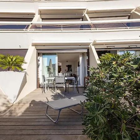 아파트 Le Cassis Heliopolis Luxe - Terrasse Plein Sud - Garage - A Pied - Village Naturiste 아그