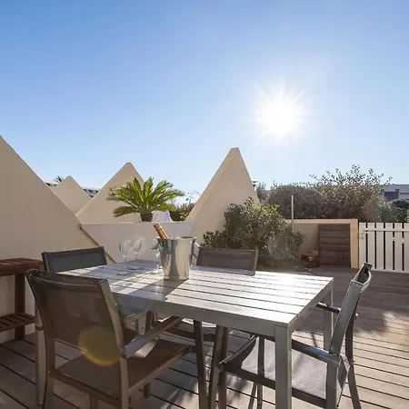 아파트 Le Cassis Heliopolis Luxe - Terrasse Plein Sud - Garage - A Pied - Village Naturiste 아그
